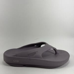 Oofos Ooriginal Flip Flops Womens Size 7 Mens 5 Mauve Purple Recovery Sandals